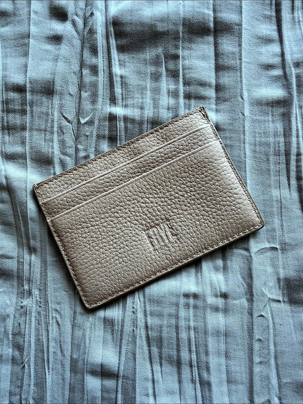 Frye Pebbled Leather Card Holder in Light Pink Never Used